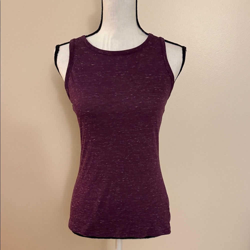Victoria's Secret Deep Plum‎ Tank Top With Back Cut Out Detail
